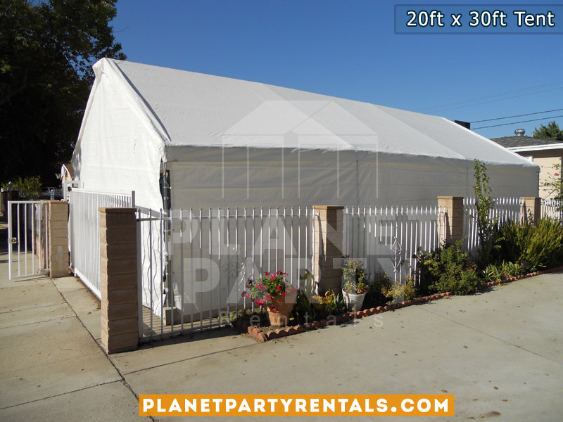 20feet by 30feet Tent Canopy | Tent with Tables and Chairs Package | San Fernando Valley Party Rentals | Party Supplies