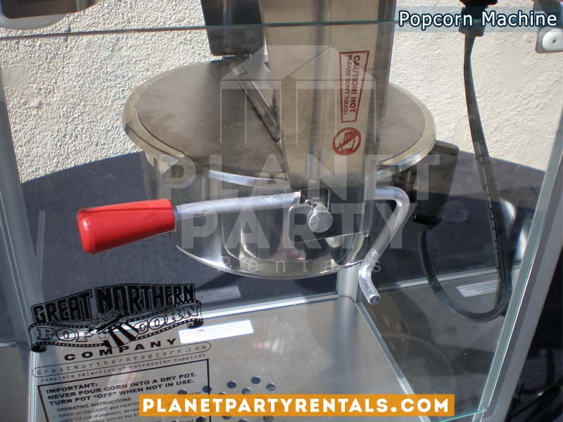 Popcorn Machine rental includes popcorn kernels and butter kit |Party rentals equipment
